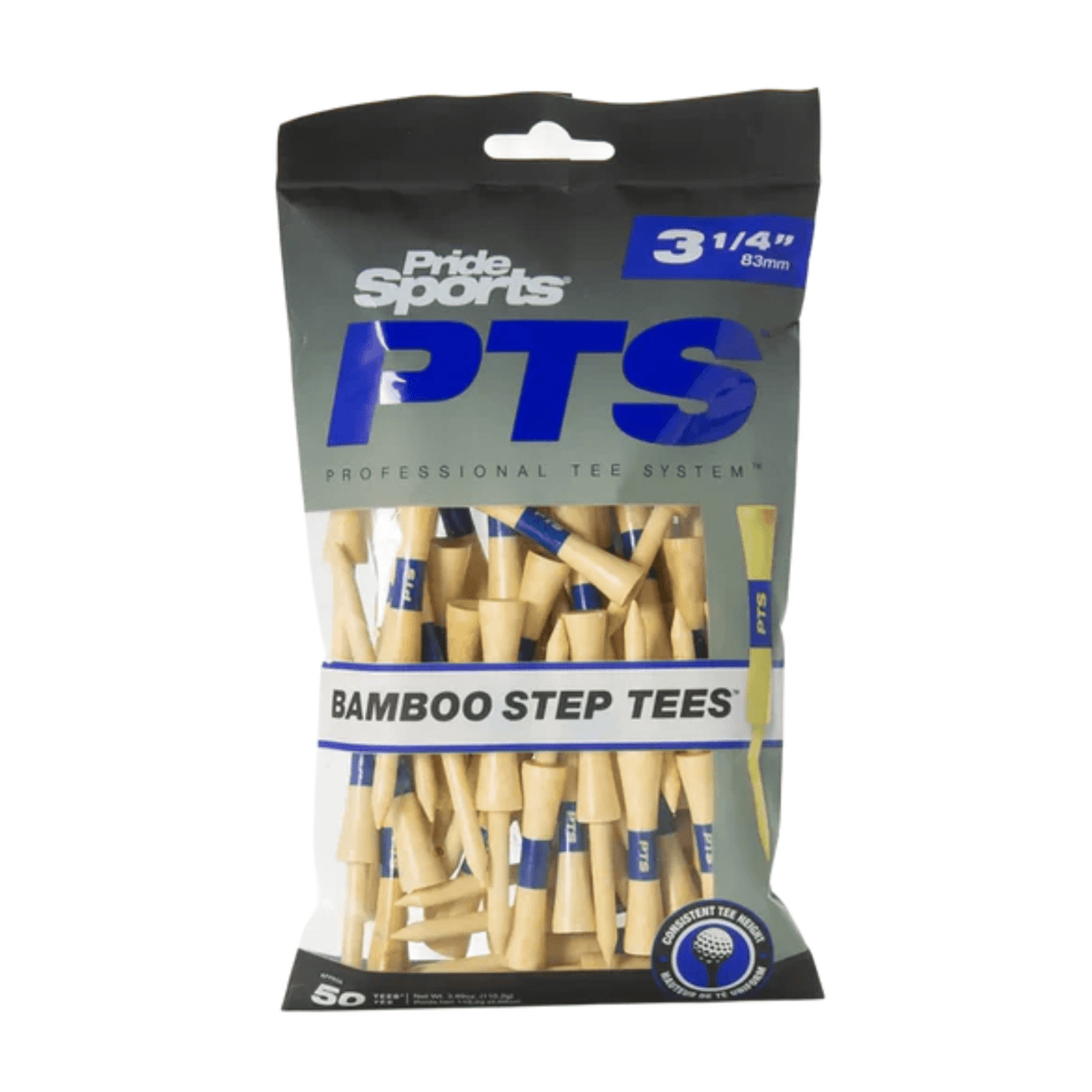PTS Bamboo Step Tee - 3 1/4" 50 Pack