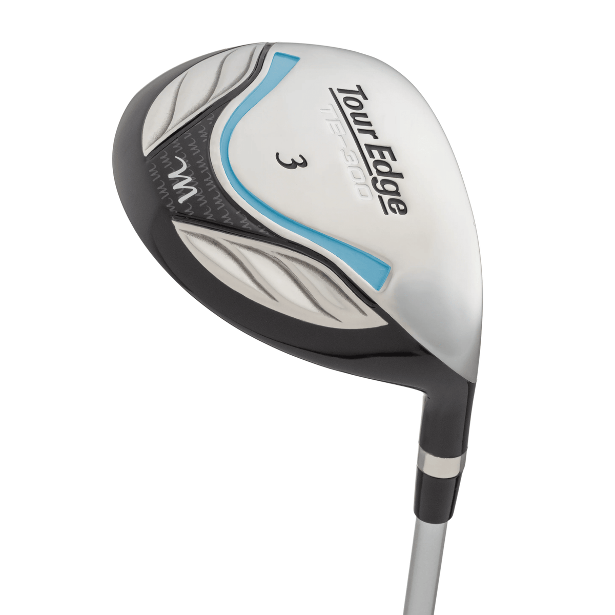 Tour Edge Women's TE-300 Complete Golf Package Set - Silver/Aqua